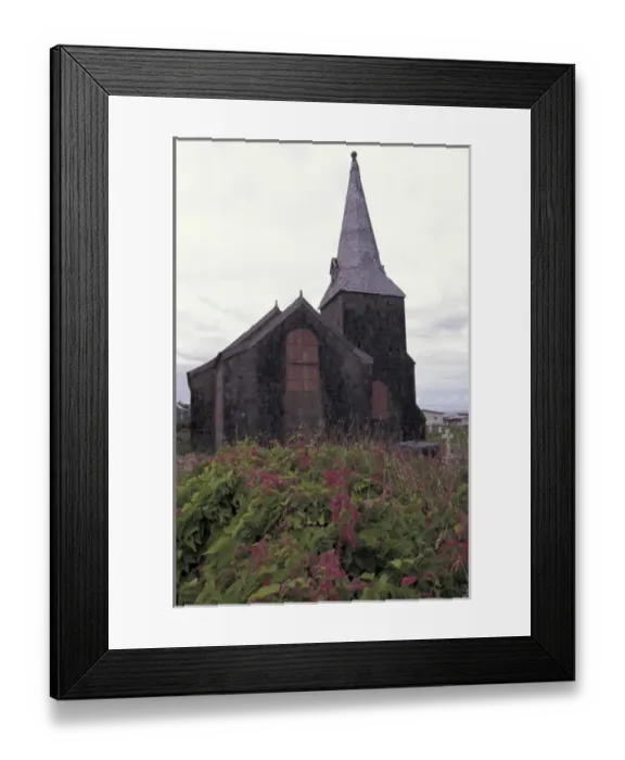 Framed Print : CARIBBEAN, St. Kitts Old Church Framed Print : CARIBBEAN, St. Kitts Old Church