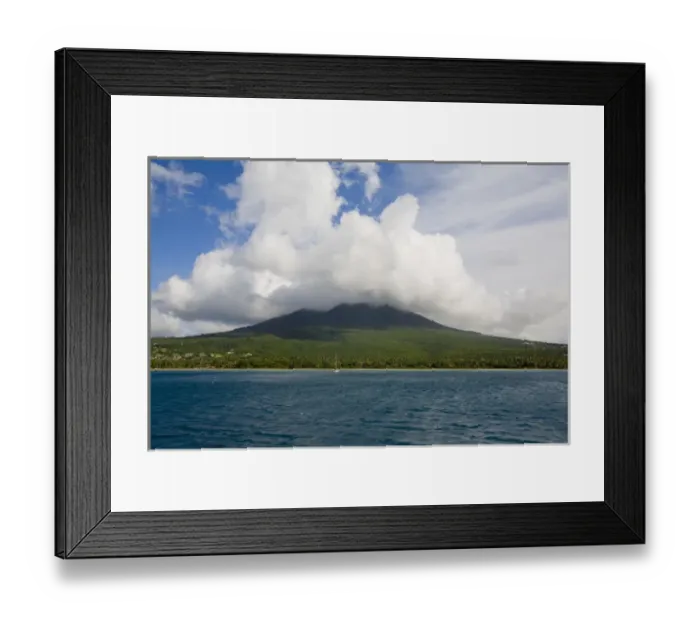 Framed Print : Cloud covered Nevis Peak - 3, 212 feet Framed Print : Cloud covered Nevis Peak - 3, 212 feet