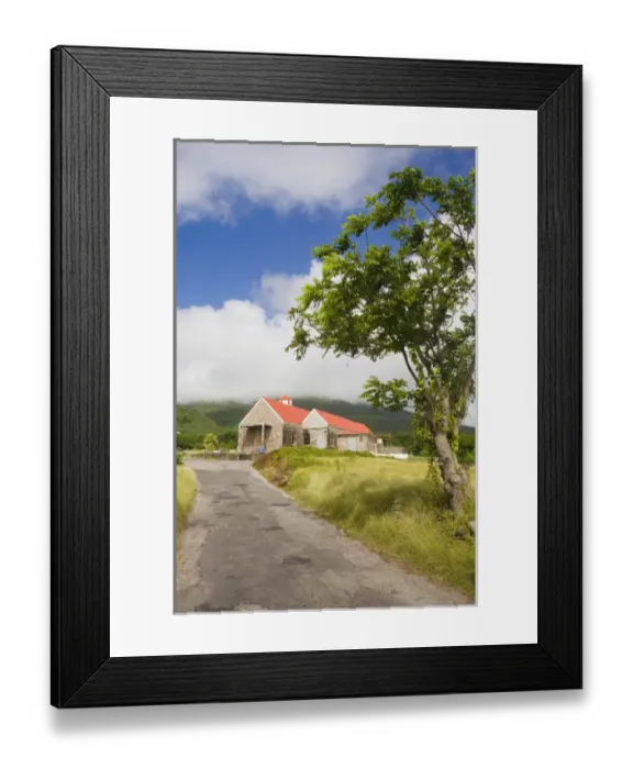 Framed Print : St. Georges Anglican Church, 1842 at Windward Beach, Nevis Framed Print : St. Georges Anglican Church, 1842 at Windward Beach, Nevis