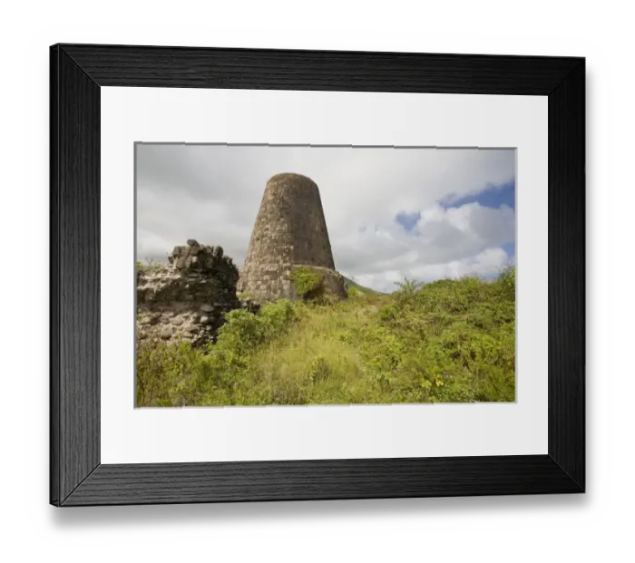 Framed Print : Plantation ruins at New River Coconut Walk Estate Framed Print : Plantation ruins at New River Coconut Walk Estate