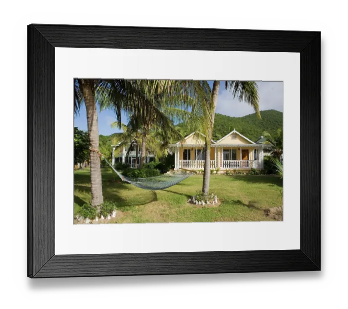 Framed Print : Oualie Beach Hotel