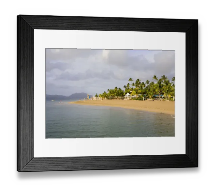 Framed Print : Four Seasons Resort beach Framed Print : Four Seasons Resort beach