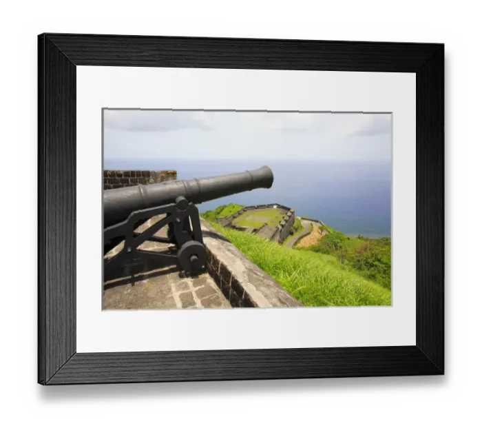 Framed Print : Brimstone Hill Fortress, built 1690-1790, 800-feet above the sea, called the Gibraltar Framed Print : Brimstone Hill Fortress, built 1690-1790, 800-feet above the sea, called the Gibraltar