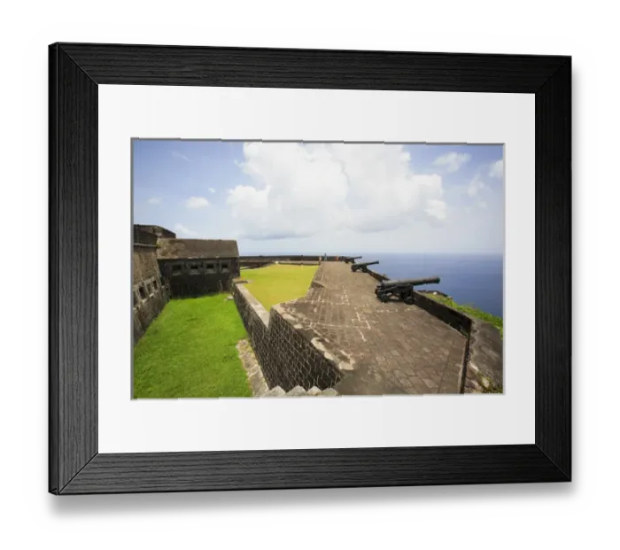 Framed Print : Brimstone Hill Fortress, built 1690-1790, 800-feet above the sea, called the Gibraltar Framed Print : Brimstone Hill Fortress, built 1690-1790, 800-feet above the sea, called the Gibraltar