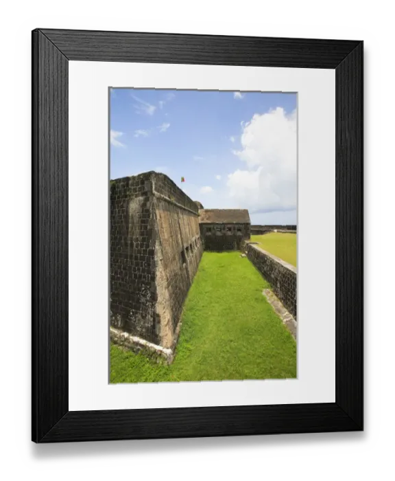Framed Print : Brimstone Hill Fortress, built 1690-1790, 800-feet above the sea, called the Gibraltar