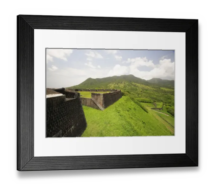 Framed Print : Brimstone Hill Fortress, built 1690-1790, 800-feet above the sea, called the Gibraltar Framed Print : Brimstone Hill Fortress, built 1690-1790, 800-feet above the sea, called the Gibraltar