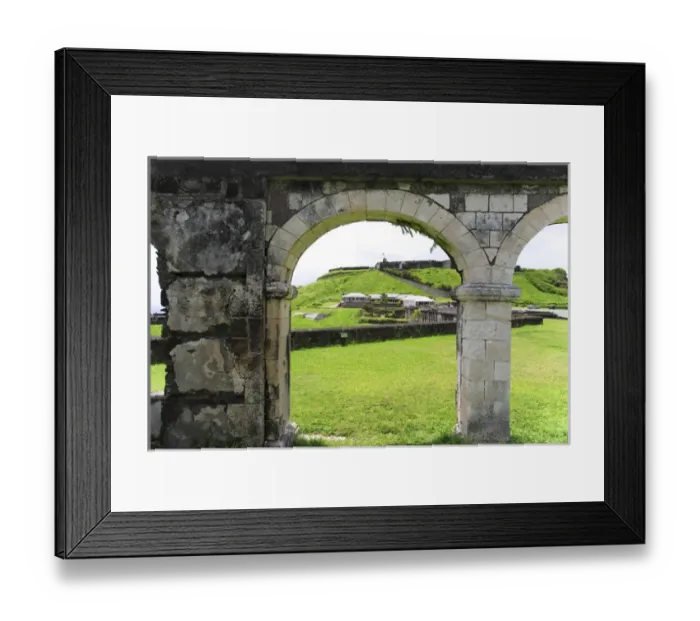 Framed Print : Brimstone Hill Fortress, built 1690-1790, 800-feet above the sea, called the Gibraltar Framed Print : Brimstone Hill Fortress, built 1690-1790, 800-feet above the sea, called the Gibraltar