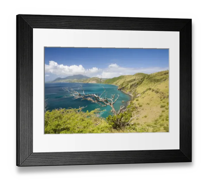 Framed Print : White House Bay, southeast peninsula, St Kitts, Caribbean