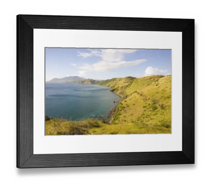 Framed Print : White House Bay, southeast peninsula, St Kitts, Caribbean Framed Print : White House Bay, southeast peninsula, St Kitts, Caribbean