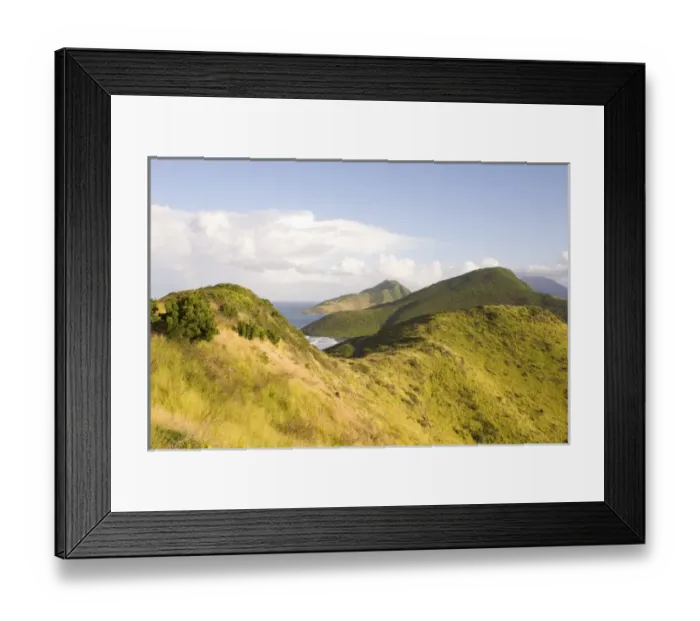 Framed Print : Southeast peninsula, St Kitts, Caribbean Framed Print : Southeast peninsula, St Kitts, Caribbean