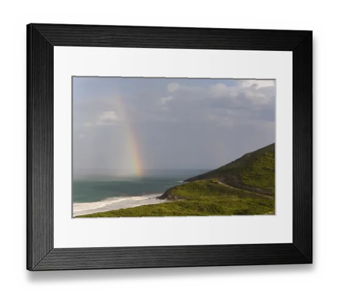 Framed Print : Rainbow over Frigate Bay, southeast peninsula, St Kitts, Caribbean Framed Print : Rainbow over Frigate Bay, southeast peninsula, St Kitts, Caribbean