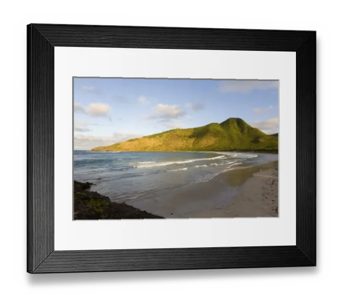 Framed Print : Sand Bank Bay, southeast peninsula, St Kitts, Caribbean Framed Print : Sand Bank Bay, southeast peninsula, St Kitts, Caribbean