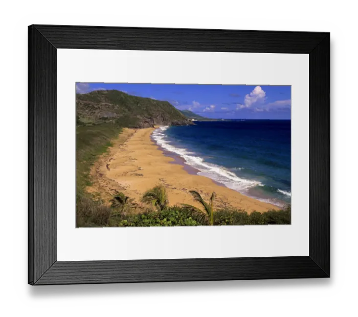 Framed Print : Beach St. Kitts Framed Print : Beach St. Kitts