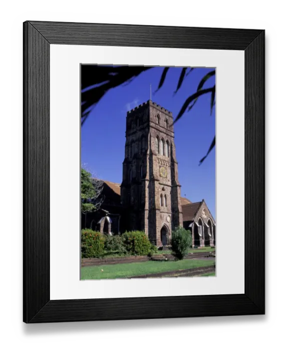 Framed Print : Caribbean, St. Kitts, Basseterre. St. Georges Angelican Church Framed Print : Caribbean, St. Kitts, Basseterre. St. Georges Angelican Church