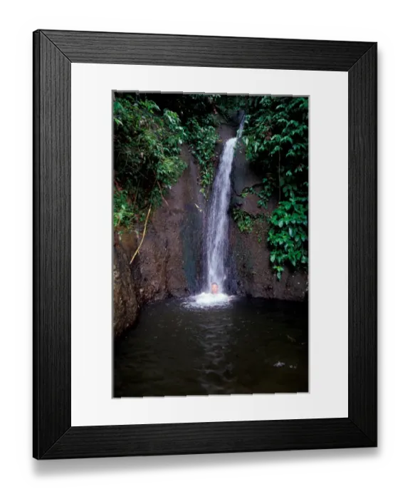 Framed Print : Caribbean, BWI, St. Lucia, Pyke waterfall Framed Print : Caribbean, BWI, St. Lucia, Pyke waterfall