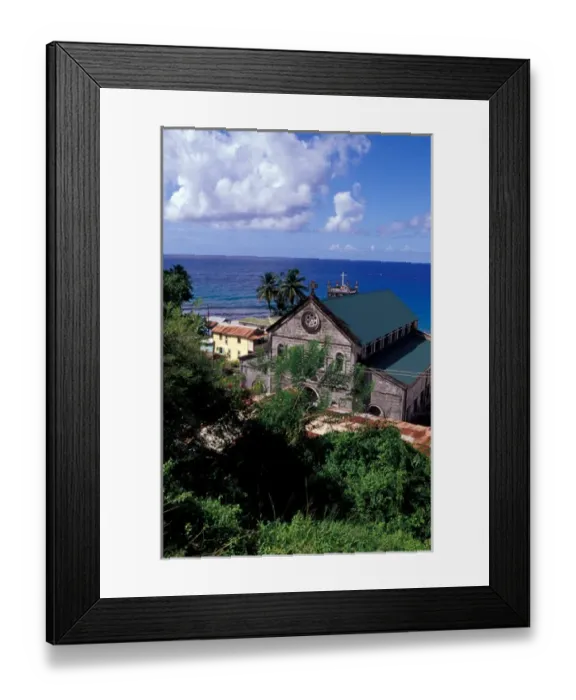 Framed Print : Caribbean, BWI, St. Lucia, Town of Choiseul Framed Print : Caribbean, BWI, St. Lucia, Town of Choiseul