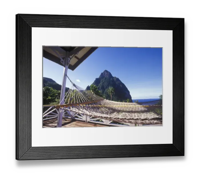 Framed Print : Stonefield Estate Villa Resort, Gros Piton, Souffriere, St Lucia, Caribbean Framed Print : Stonefield Estate Villa Resort, Gros Piton, Souffriere, St Lucia, Caribbean