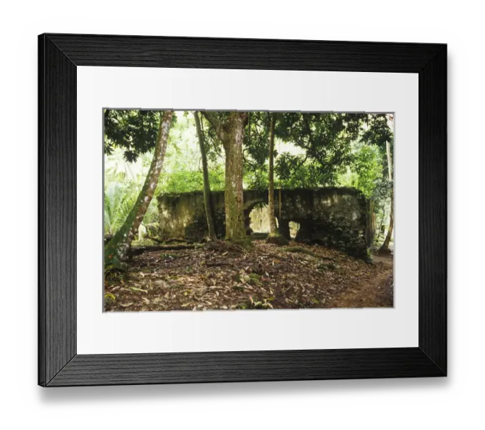 Framed Print : Old French Sugar Mill at Anse Chastanet, Souffriere, St Lucia, Caribbean Framed Print : Old French Sugar Mill at Anse Chastanet, Souffriere, St Lucia, Caribbean