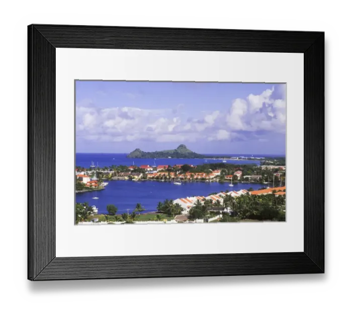 Framed Print : Pigeon Island, National Historic Park, St Lucia, Caribbean Framed Print : Pigeon Island, National Historic Park, St Lucia, Caribbean