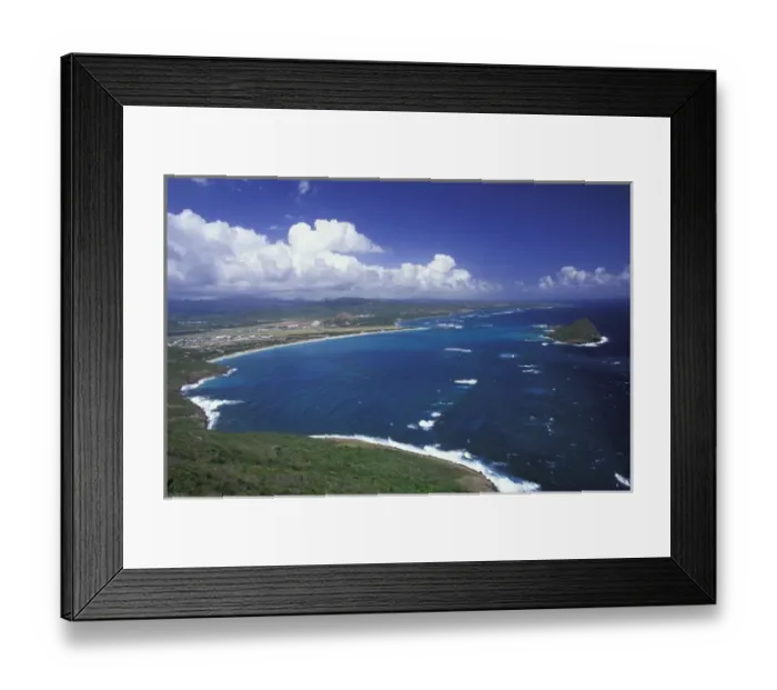 Framed Print : Caribbean, St. Lucia, Anse de Sales. View from Cape Moule a Chique