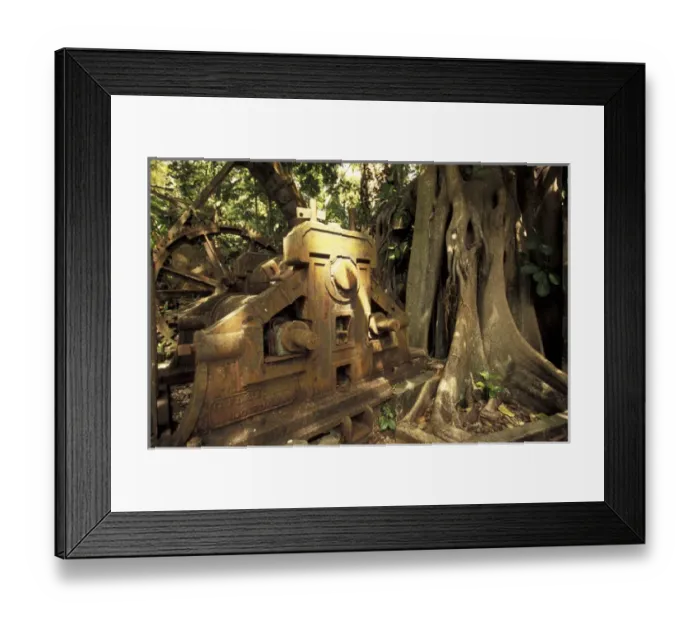 Framed Print : Caribbean, St. Lucia, Couiseul. Balembouche Estate, sugar mill ruins and former sugar Framed Print : Caribbean, St. Lucia, Couiseul. Balembouche Estate, sugar mill ruins and former sugar