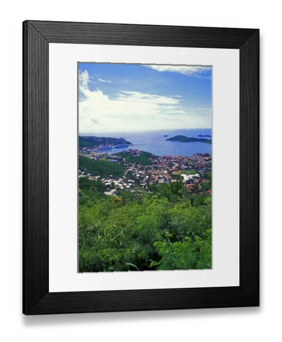 Framed Print : Harbor Ships at Charlotte Amalie Port St. Thomas Framed Print : Harbor Ships at Charlotte Amalie Port St. Thomas