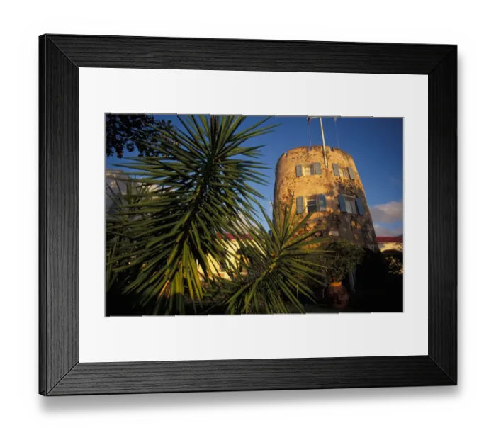 Framed Print : CARIBBEAN, St Thomas Bluebeards Castle Framed Print : CARIBBEAN, St Thomas Bluebeards Castle