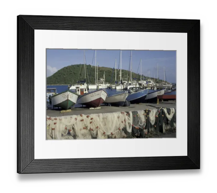 Framed Print : Caribbean, U. S. Virgin Islands, St. Thomas Frenchtown Framed Print : Caribbean, U. S. Virgin Islands, St. Thomas Frenchtown