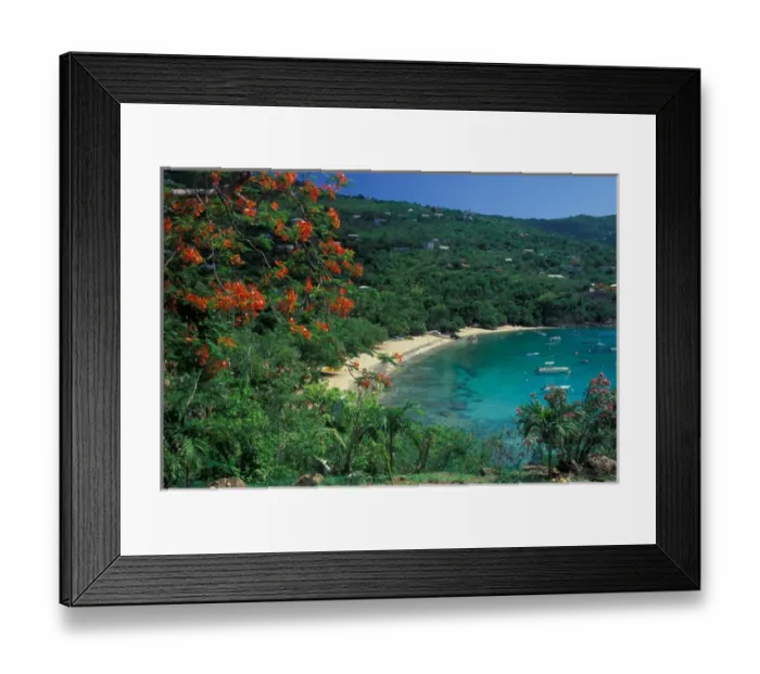 Framed Print : CARIBBEAN, St Thomas Hull Bay