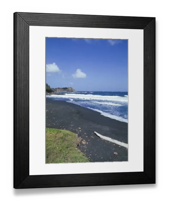 Framed Print : Caribbean, St. Vincent, Grenadines. Scenic beach Framed Print : Caribbean, St. Vincent, Grenadines. Scenic beach