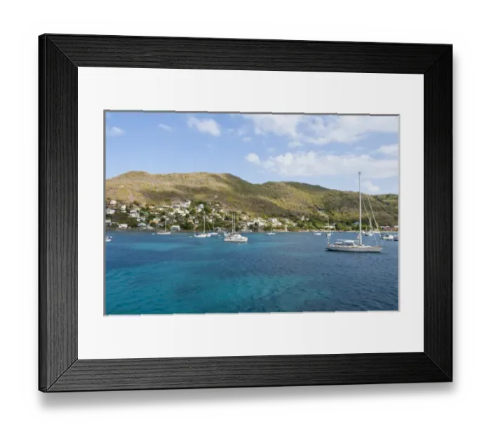 Framed Print : Port Elizabeth harbour, Bequia, St. Vincent & The Grenadines Framed Print : Port Elizabeth harbour, Bequia, St. Vincent & The Grenadines