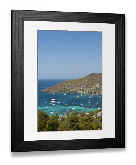 Framed Print : Port Elizabeth harbour, Bequia, St. Vincent & The Grenadines Framed Print : Port Elizabeth harbour, Bequia, St. Vincent & The Grenadines