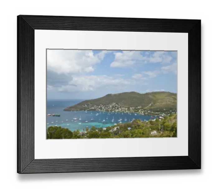 Framed Print : Port Elizabeth harbour, Bequia, St. Vincent & The Grenadines Framed Print : Port Elizabeth harbour, Bequia, St. Vincent & The Grenadines