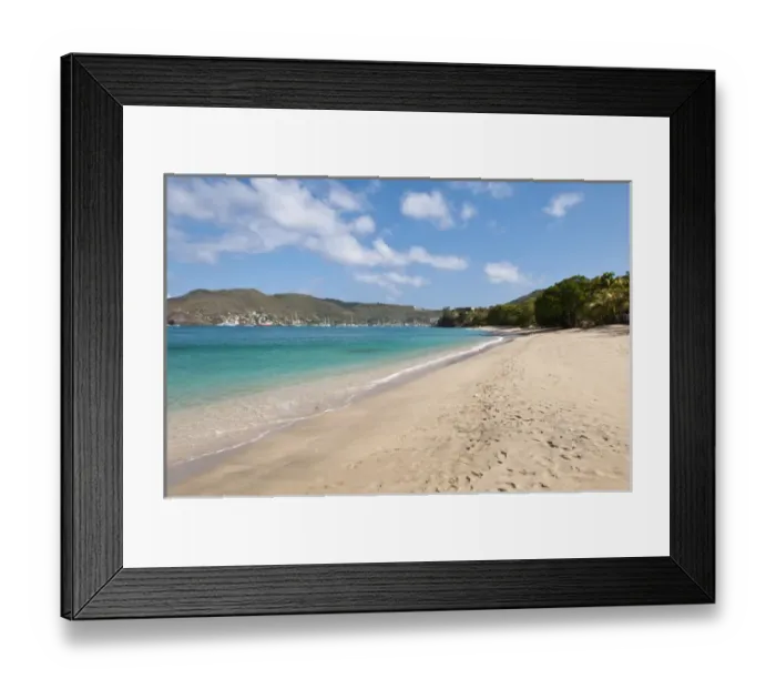 Framed Print : Princess Margaret Beach, Bequia, St. Vincent & The Grenadines Framed Print : Princess Margaret Beach, Bequia, St. Vincent & The Grenadines