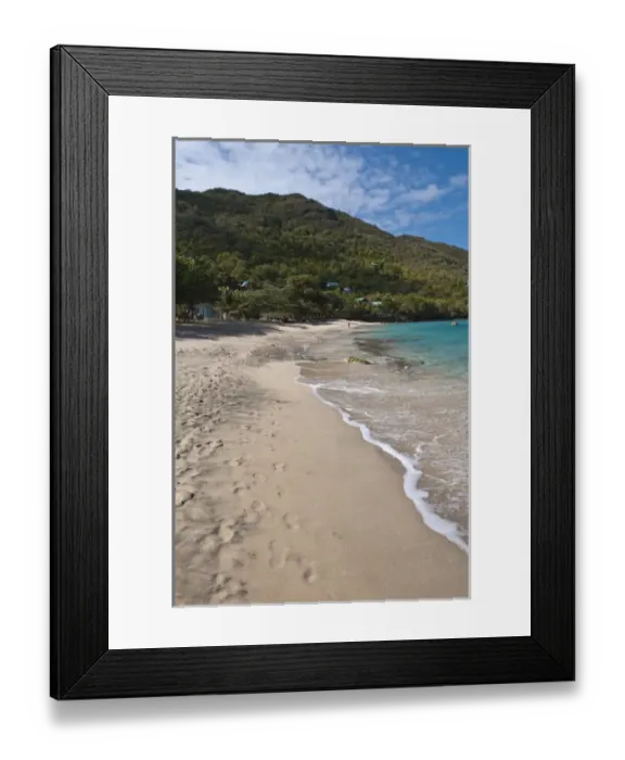 Framed Print : Princess Margaret Beach, Bequia, St. Vincent & The Grenadines
