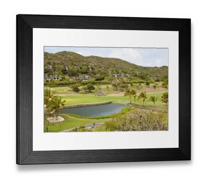 Framed Print : Canouan Island, St. Vincent & The Grenadines. Canouan Resort at Carenage Bay