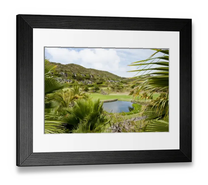 Framed Print : Canouan Island, St. Vincent & The Grenadines. Canouan Resort at Carenage Bay