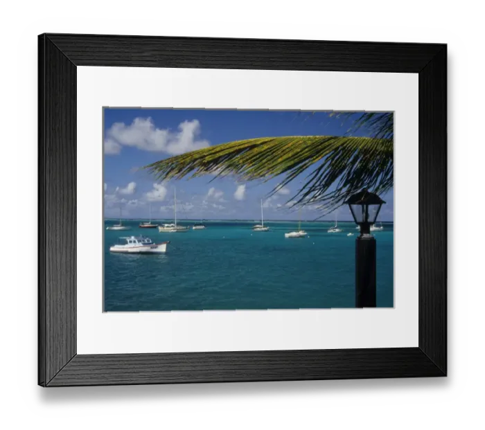 Framed Print : Caribbean: US Virgin Islands, St Croix, Christiansted, view of harbor and boats Framed Print : Caribbean: US Virgin Islands, St Croix, Christiansted, view of harbor and boats