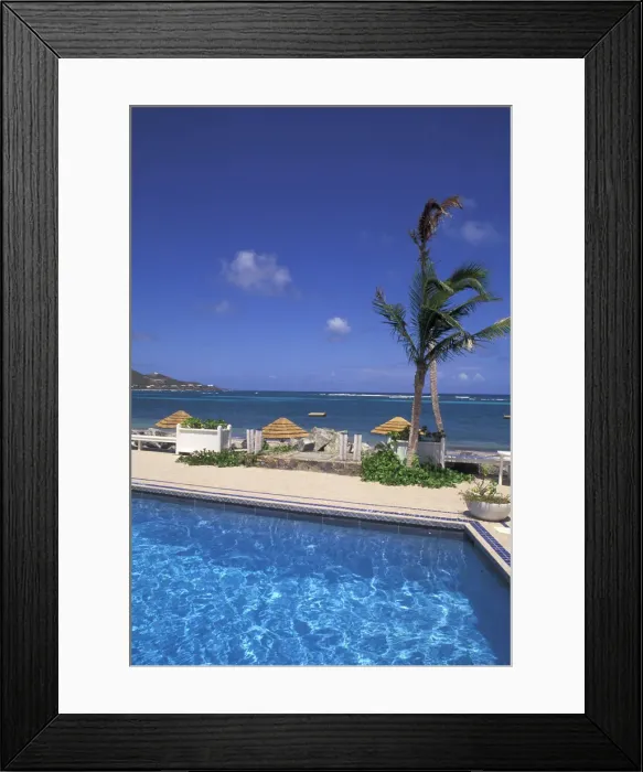 Framed Print : Caribbean, US Virgin Islands, St. Croix. Divi Carina Bay Resort, swimming pool Framed Print : Caribbean, US Virgin Islands, St. Croix. Divi Carina Bay Resort, swimming pool
