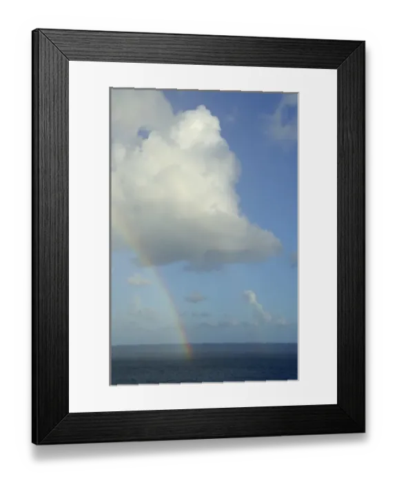 Framed Print : Caribbean, U. S. Virgin Islands, St. Thomas. Seascape with rainbow over the Atlantic Framed Print : Caribbean, U. S. Virgin Islands, St. Thomas. Seascape with rainbow over the Atlantic