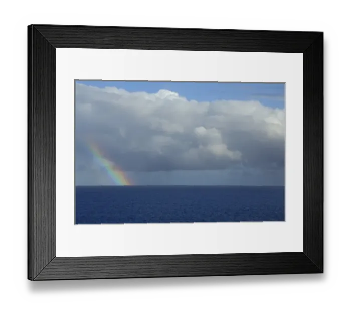 Framed Print : Caribbean, U. S. Virgin Islands, St. Thomas. Seascape with rainbow over the Atlantic Framed Print : Caribbean, U. S. Virgin Islands, St. Thomas. Seascape with rainbow over the Atlantic