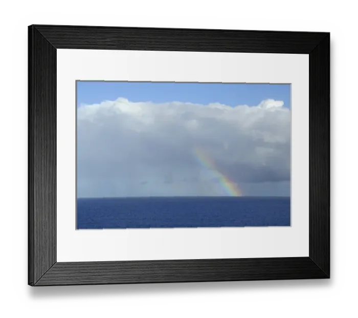 Framed Print : Caribbean, U. S. Virgin Islands, St. Thomas. Seascape with rainbow over the Atlantic Framed Print : Caribbean, U. S. Virgin Islands, St. Thomas. Seascape with rainbow over the Atlantic