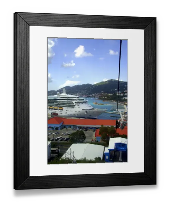 Framed Print : Caribbean, U. S. Virgin Islands, St. Thomas, Charlotte Amalie, Paradise Point. St. Thomas Skyride Framed Print : Caribbean, U. S. Virgin Islands, St. Thomas, Charlotte Amalie, Paradise Point. St. Thomas Skyride