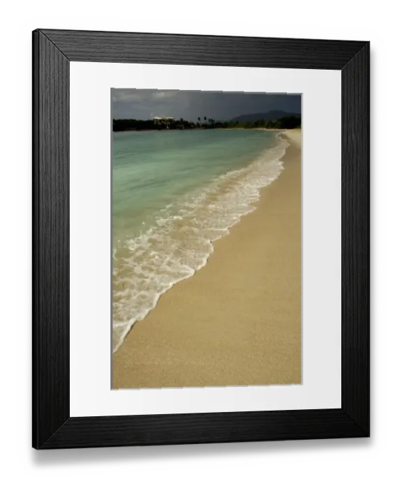Framed Print : Caribbean, U. S. Virgin Islands, St. Thomas, Lindergh Bay, Emerald Beach Framed Print : Caribbean, U. S. Virgin Islands, St. Thomas, Lindergh Bay, Emerald Beach
