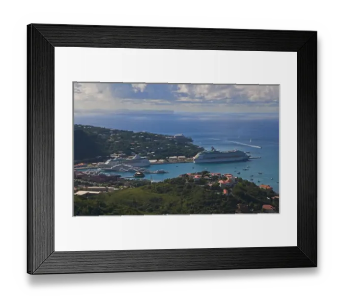 Framed Print : A view of Hull Bay in St. Thomas Framed Print : A view of Hull Bay in St. Thomas