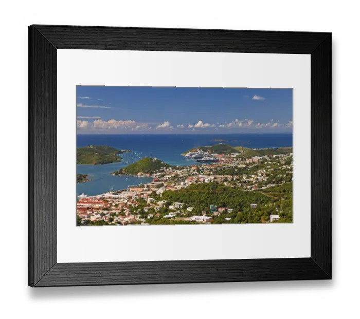 Framed Print : A view of Hull Bay in St. Thomas Framed Print : A view of Hull Bay in St. Thomas