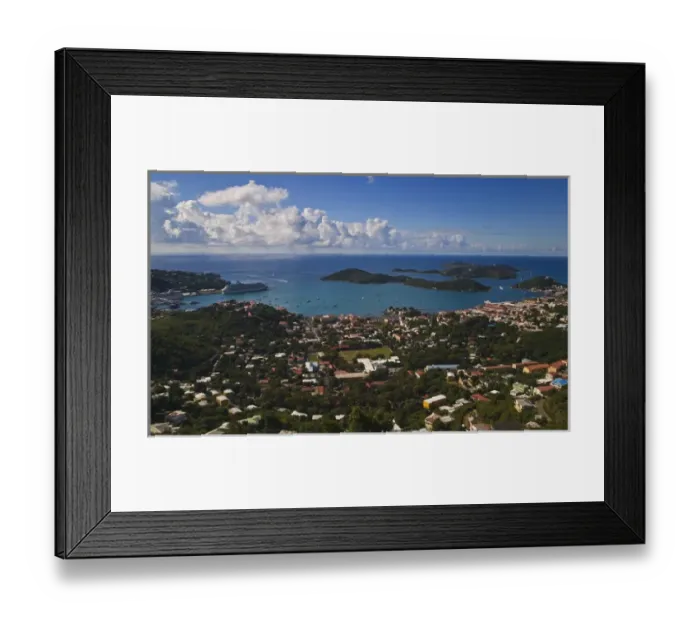 Framed Print : A view of Hull Bay in St. Thomas Framed Print : A view of Hull Bay in St. Thomas
