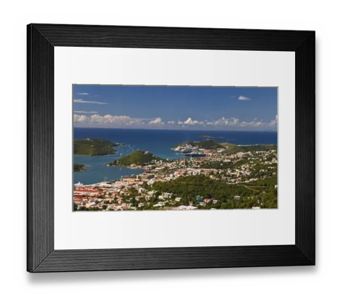 Framed Print : A view of Hull Bay in St. Thomas Framed Print : A view of Hull Bay in St. Thomas