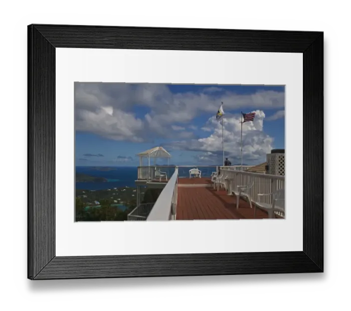 Framed Print : A scenic view of Hull Bay from Mountain Top Estates St. Thamas Framed Print : A scenic view of Hull Bay from Mountain Top Estates St. Thamas