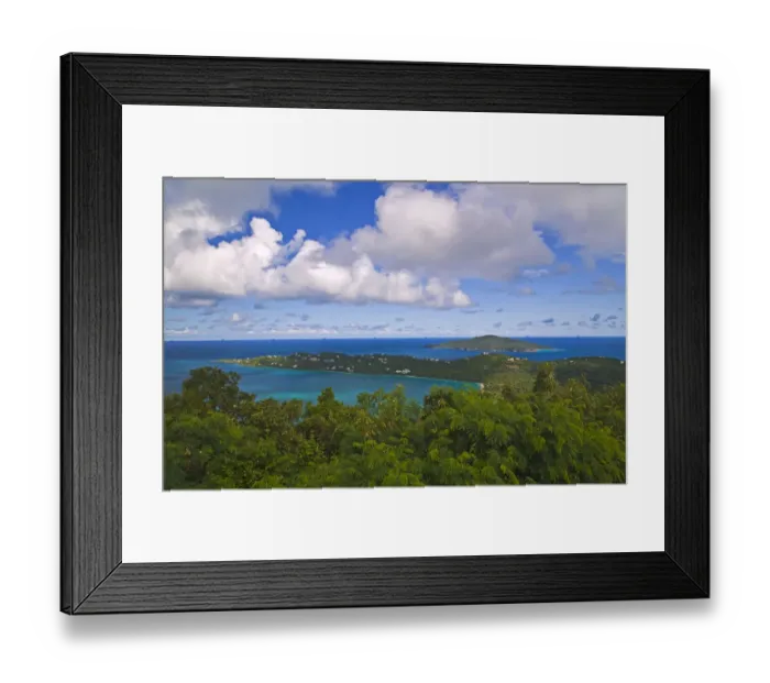 Framed Print : A view of Hull Bay in St. Thomas Framed Print : A view of Hull Bay in St. Thomas